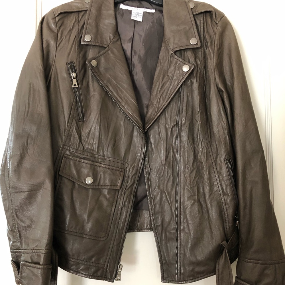Leather jacket